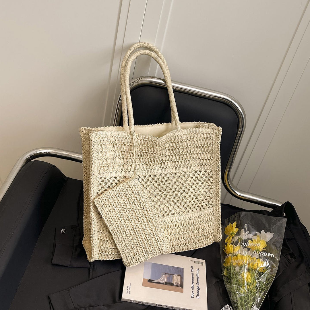 Handbag Made of Natural Weave Kalsten