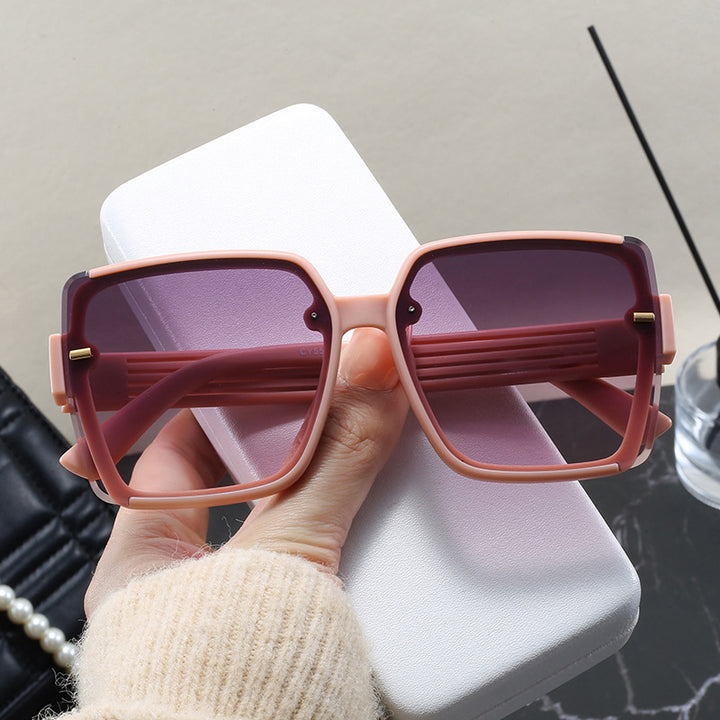 Women's square sunglasses with trendy geometric design Kalsten