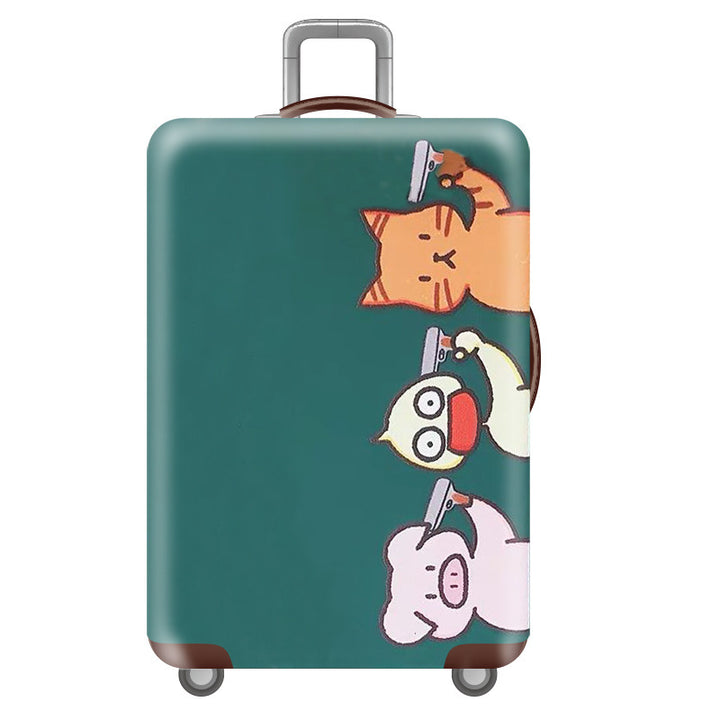 Women's Hard Shell Suitcase with Unique Illustration Design Kalsten