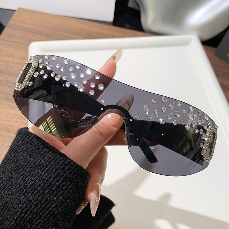 Women's Glamorous Sunglasses with Glitter Accents Kalsten