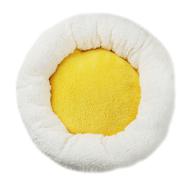 Cozy Round Egg-Shaped Dog Bed