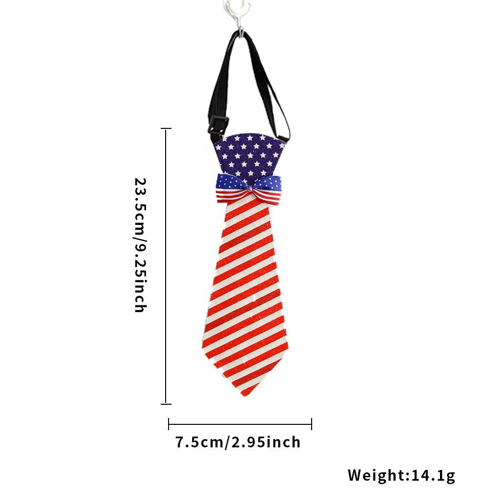 Unisex decorative pet tie with adjustable collar and bow accent Kalsten
