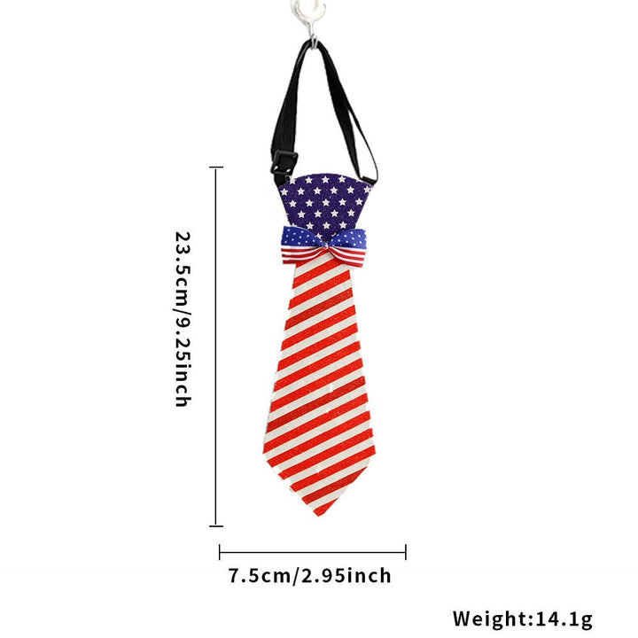 Unisex decorative pet tie with adjustable collar and bow accent Kalsten
