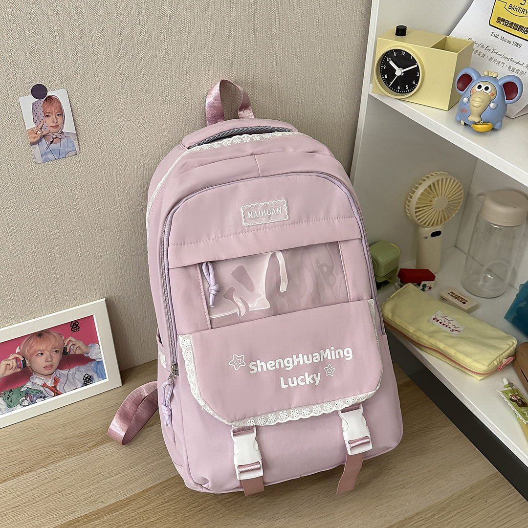 Transparent Window Backpack Kalsten