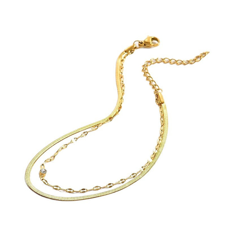 Sleek Minimalist Chain Anklet Kalsten
