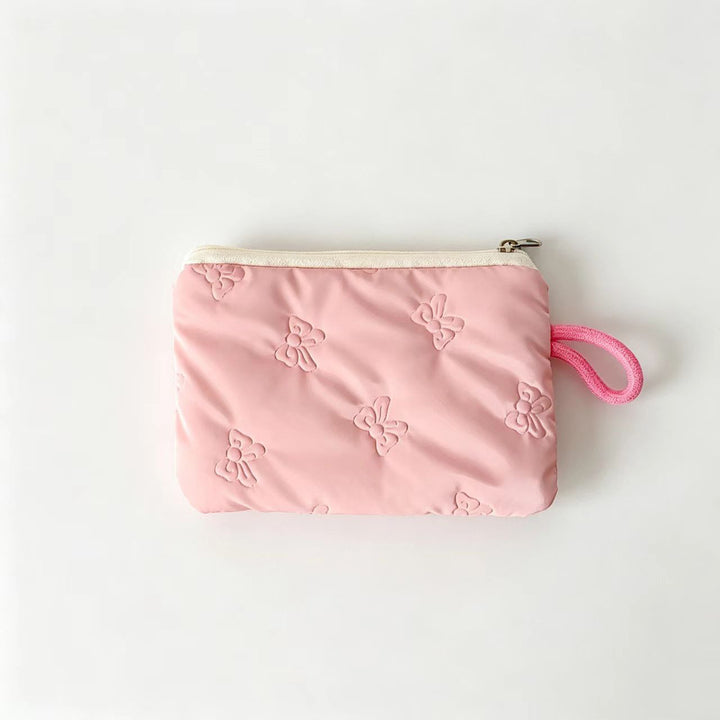 Embroidered Butterfly Cosmetic Pouch