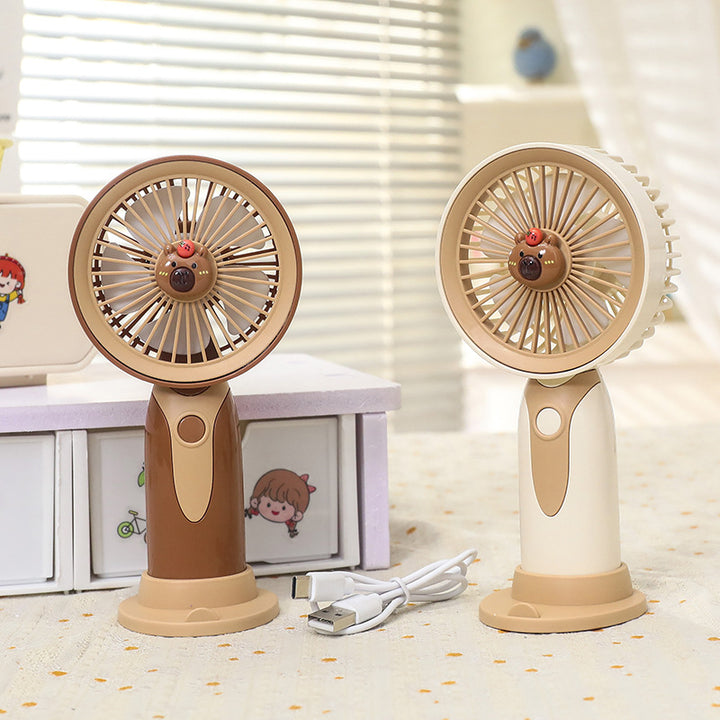Women's Portable Handheld Fan with Animal Design Kalsten
