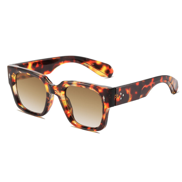 Bold Chunky Vintage Square Sunglasses Kalsten