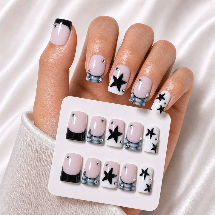 Glamorous Nail Art Press-On Set Kalsten