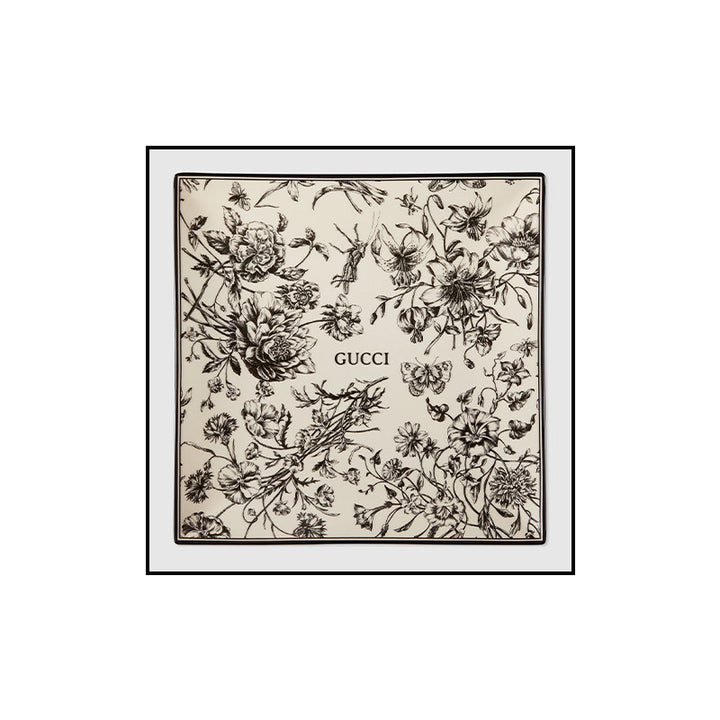 Elegant Floral Silk Scarf