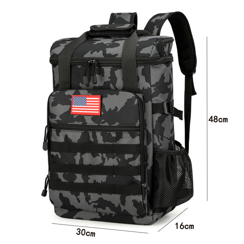Unisex nan tactical cooling backpack with insulated main compartment, MOLLE front pocket and padded shoulder straps Kalsten