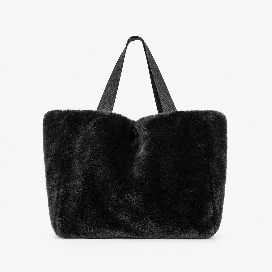 Cozy Faux Fur Tote Bag
