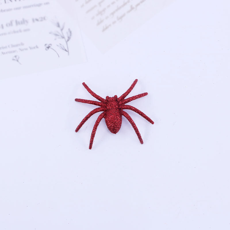 Glittered Halloween Spider Decoration Kalsten