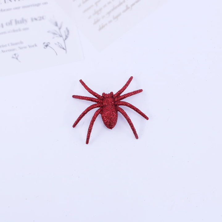 Glittered Halloween Spider Decoration Kalsten