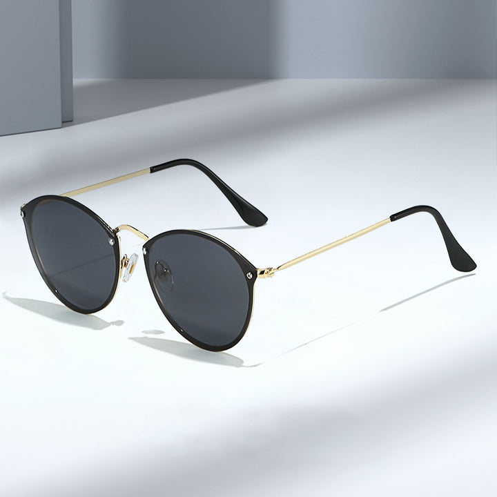 Trendy Round Sunglasses In Elegant Design Kalsten