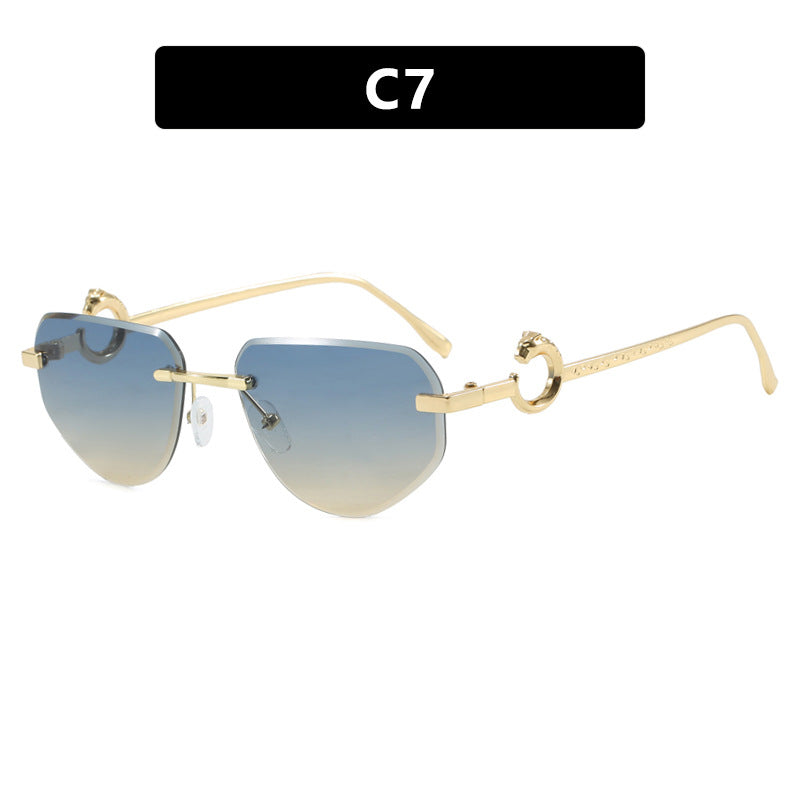 Women's trendy chic sunglasses in modern design with delicate metal frame Kalsten