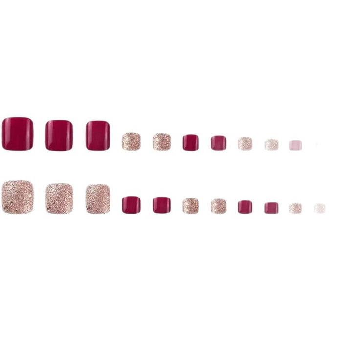 Glamorous Foot Art Nails Kalsten