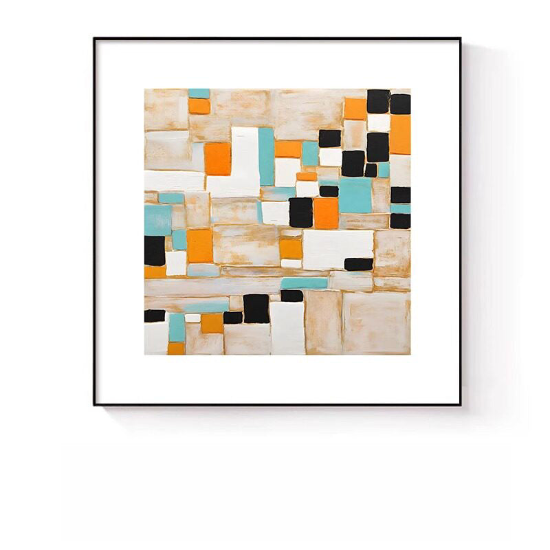 Abstract Expressionist Canvas Artwork for Walls