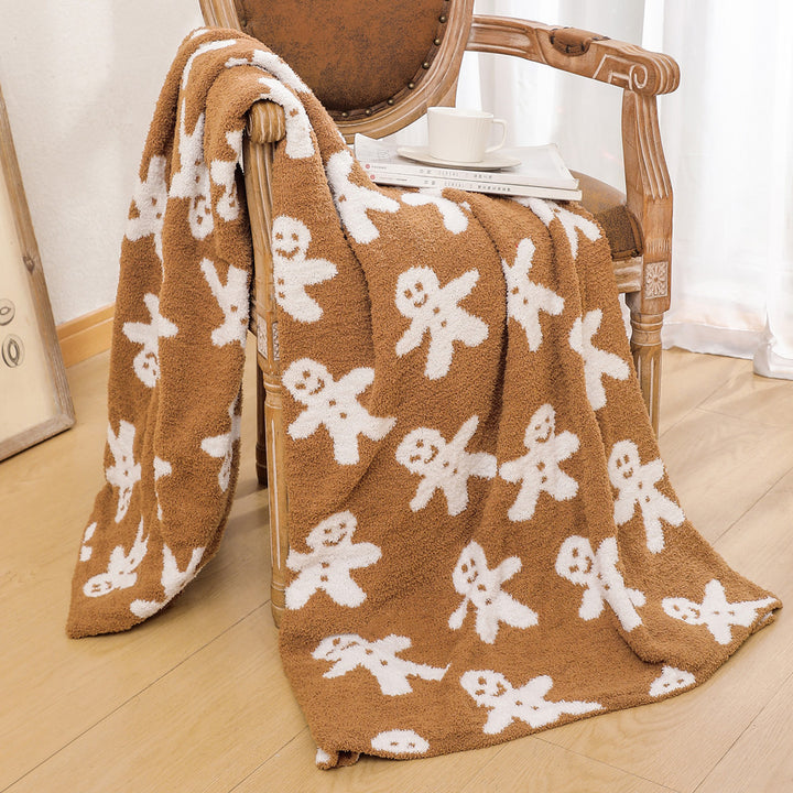 Decorative Knit Throw Blanket Kalsten