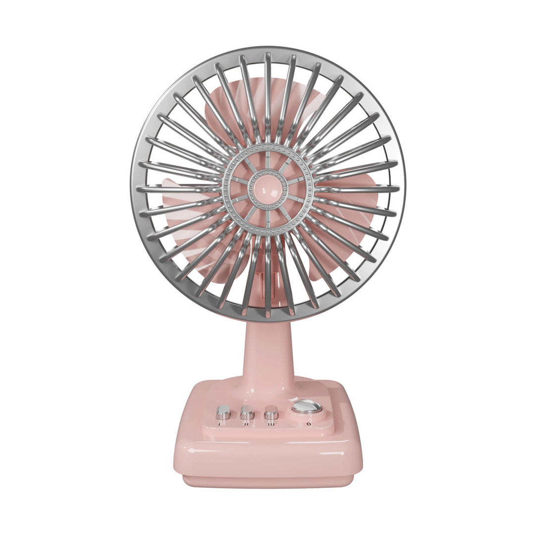 Retro-Inspired Rechargeable Desk Fan Kalsten