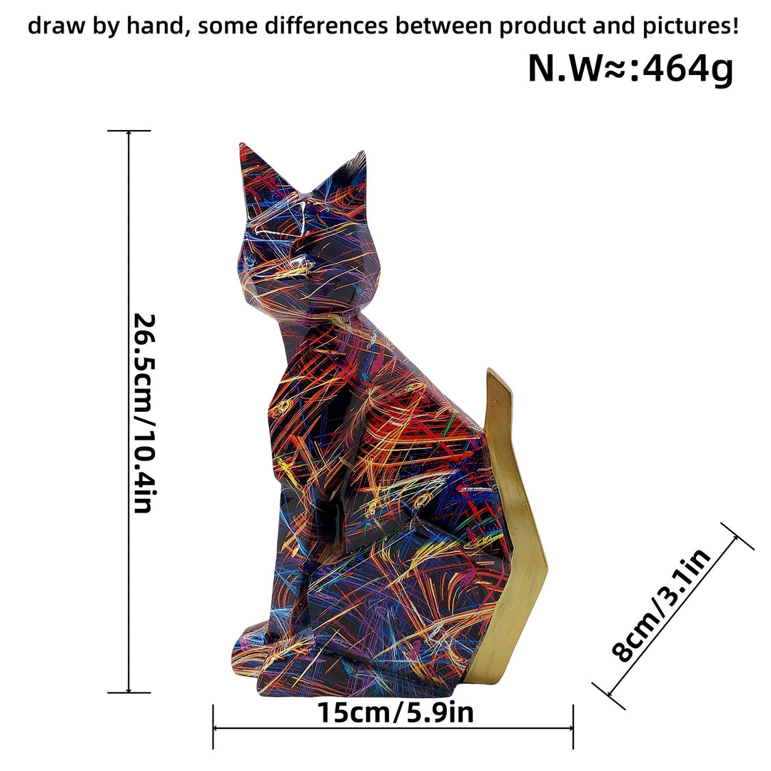 Colorful lion figure made of high-quality resin Kalsten