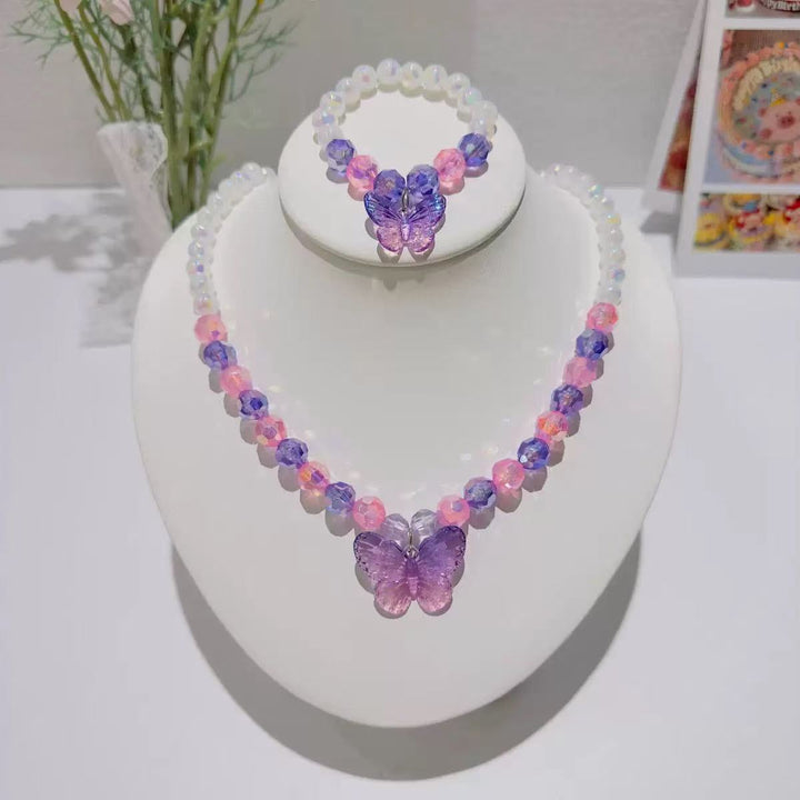Butterfly Charm Beaded Jewelry Set Kalsten