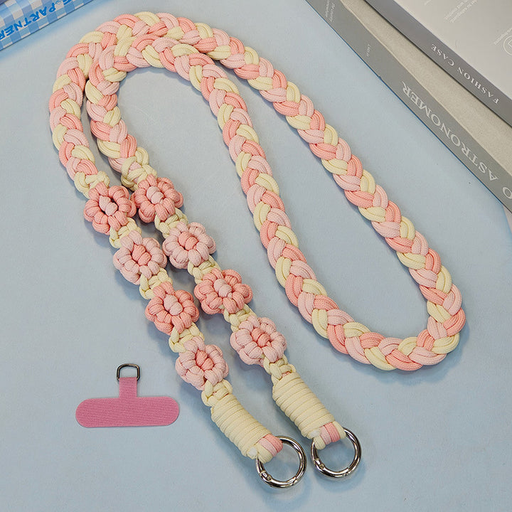 Creative Floral Design Braided Utility Leash Kalsten