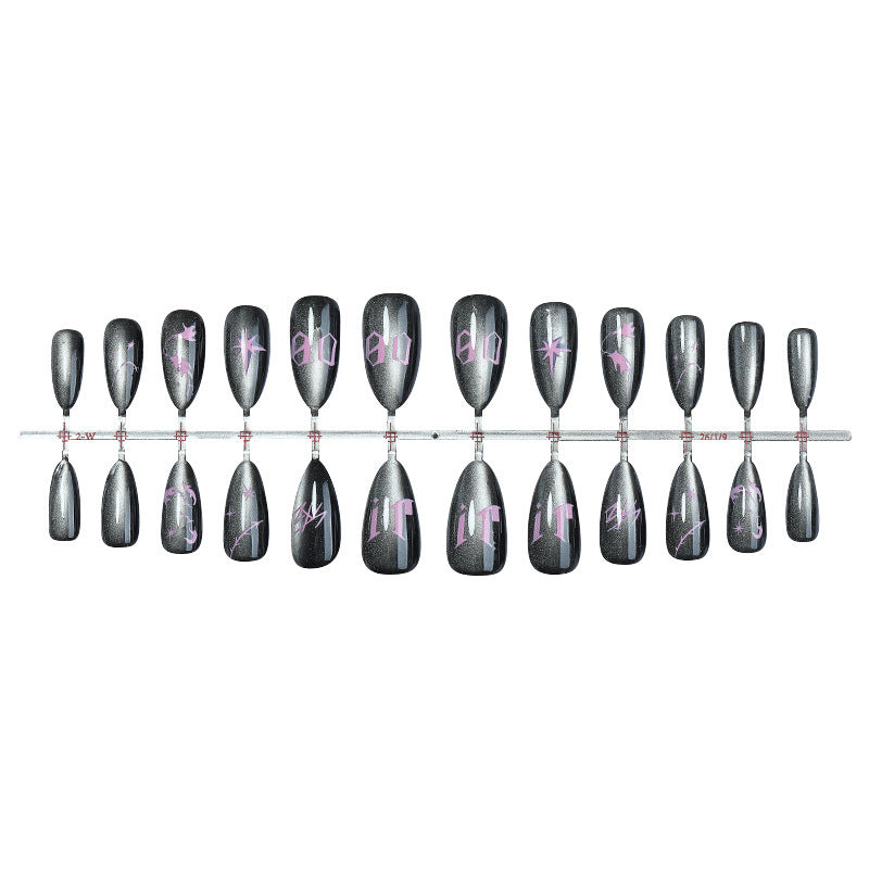 Nail art set with creative graphic designs Kalsten