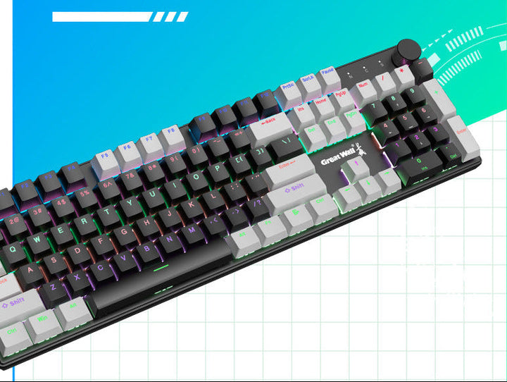 Two-Tone RGB Mechanical Gaming Keyboard Kalsten