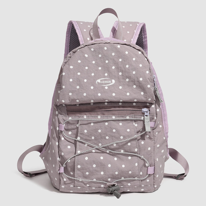 Trendy Polka Dot Casual Backpack Kalsten