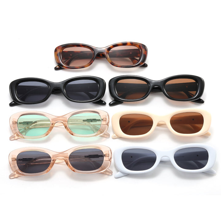 Women's stylish retro sunglasses with wide frame Kalsten