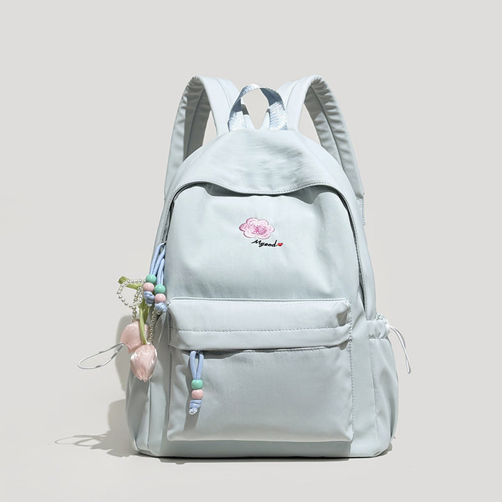 Elegant Floral Embellished Backpack Kalsten