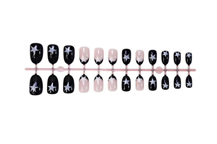 Artificial nail set with creative star design Kalsten