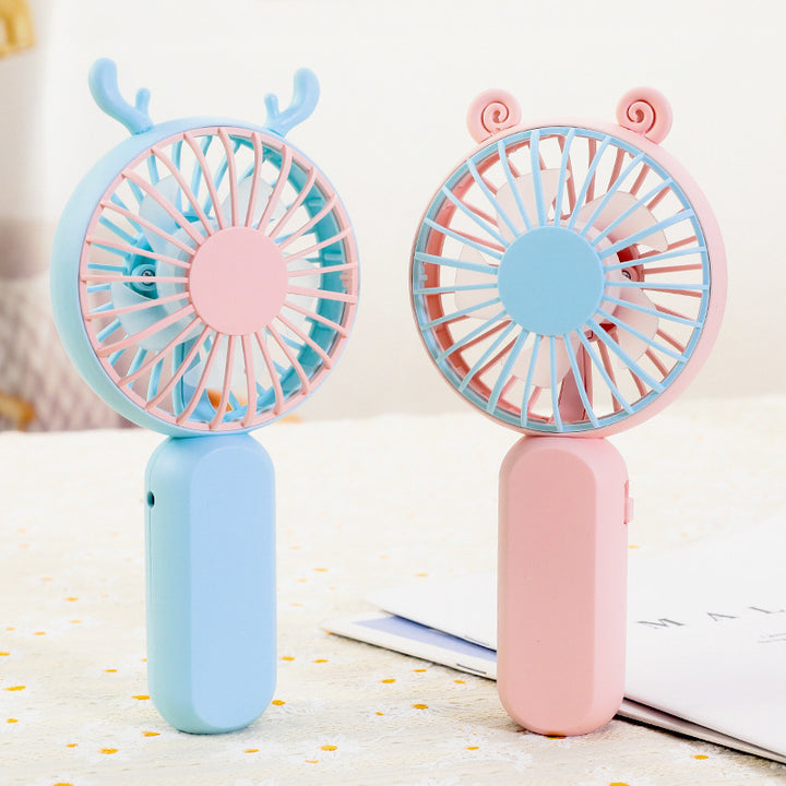 Unisex compact rechargeable hand fan with USB charging function and quiet motor Kalsten