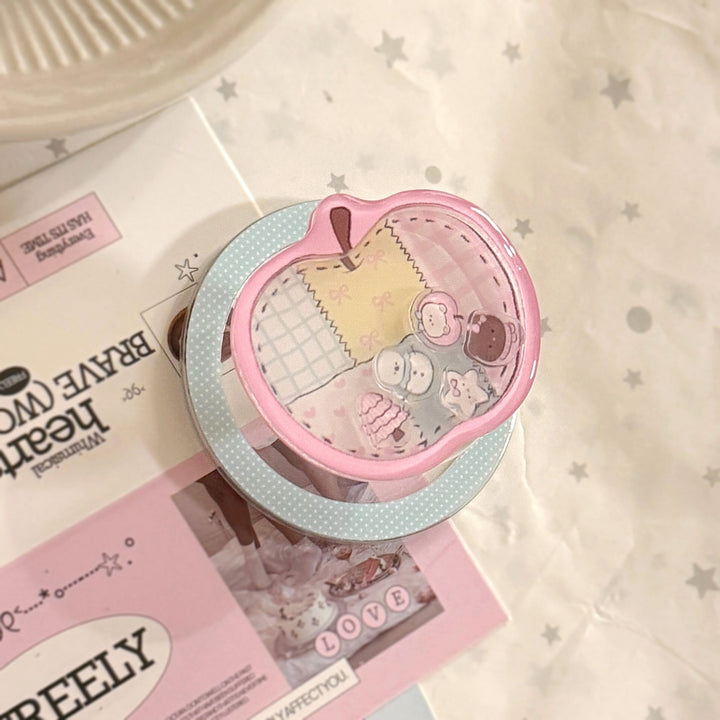 Stylish Apple-shaped cosmetic jar Kalsten