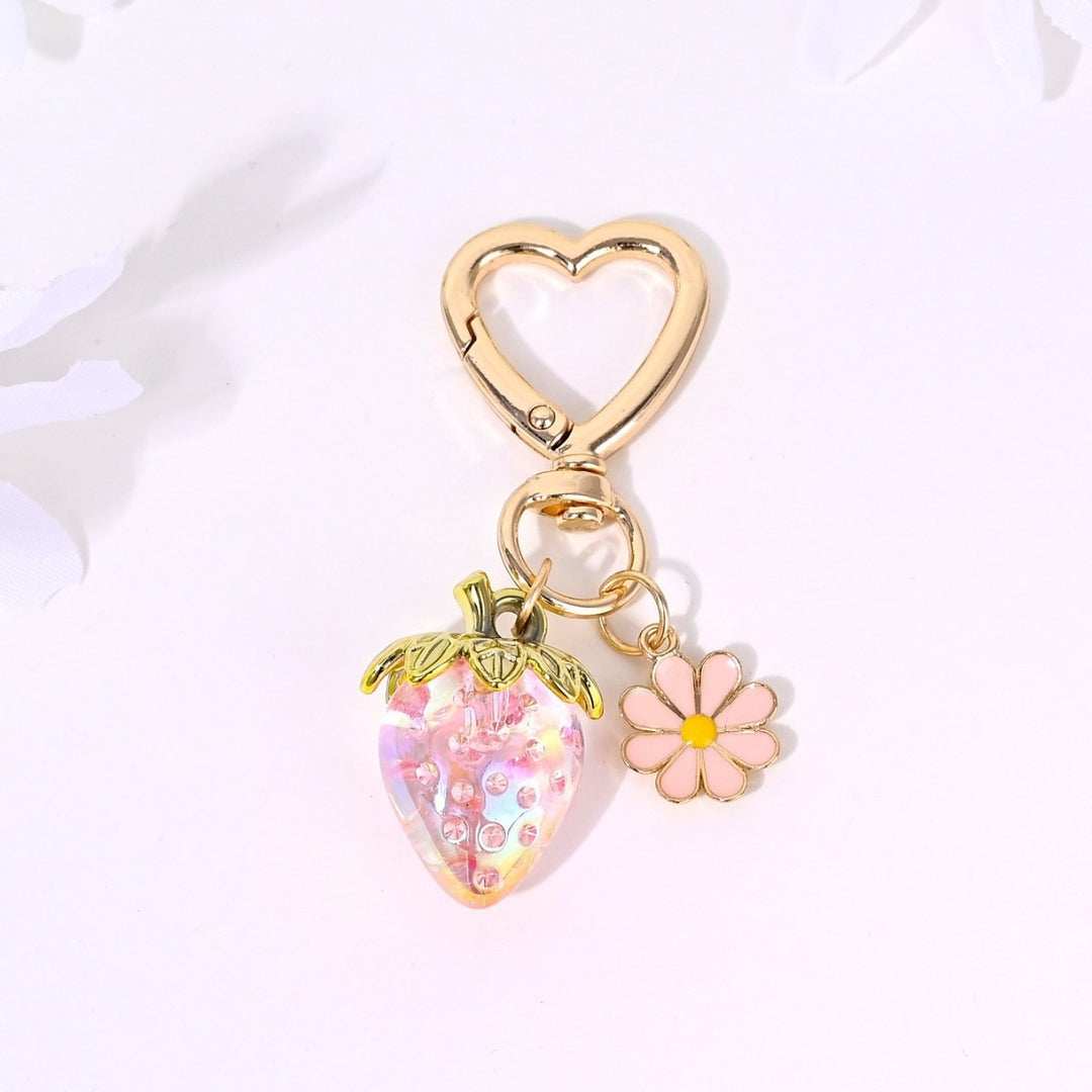 Keychain with Fruity Strawberry Design Kalsten
