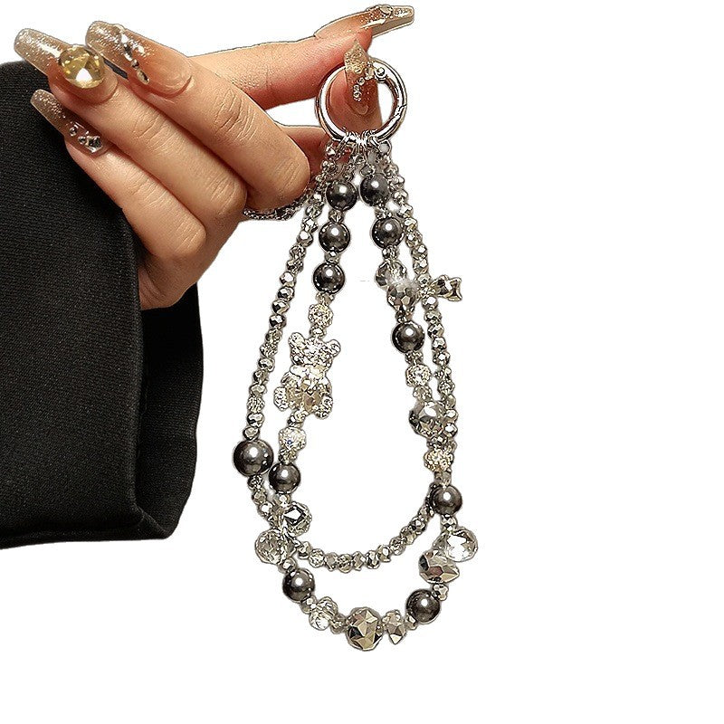 Elegant Beaded Charm Eyewear Strap Kalsten
