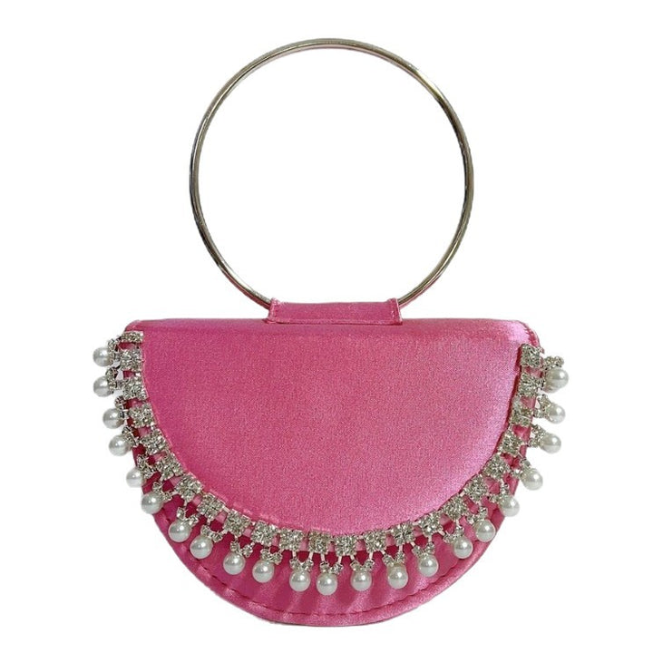 Pearl-Accented Evening Clutch