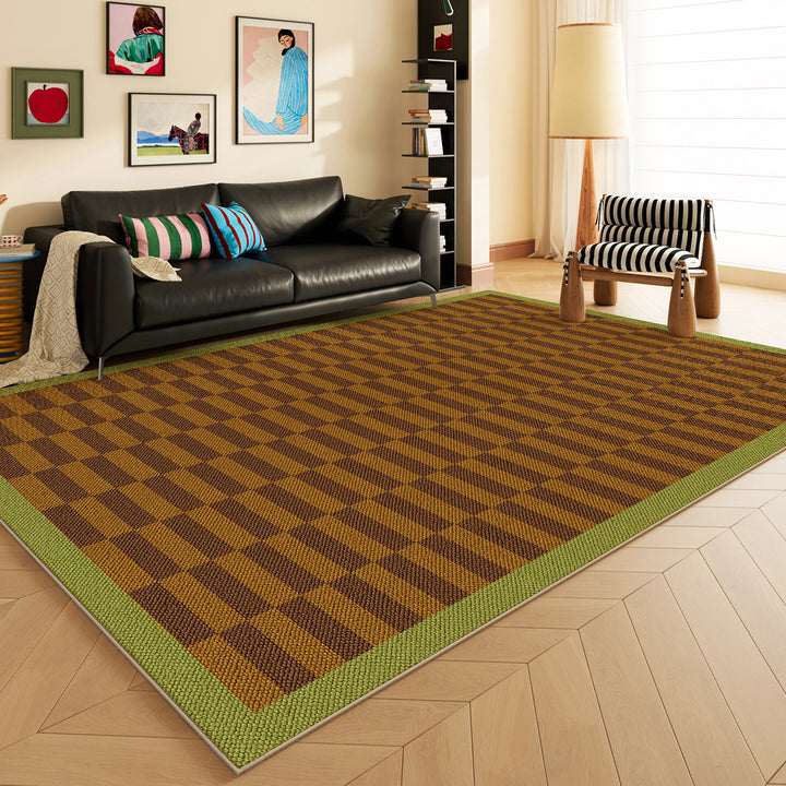 Soft Checkered Area Rug Kalsten