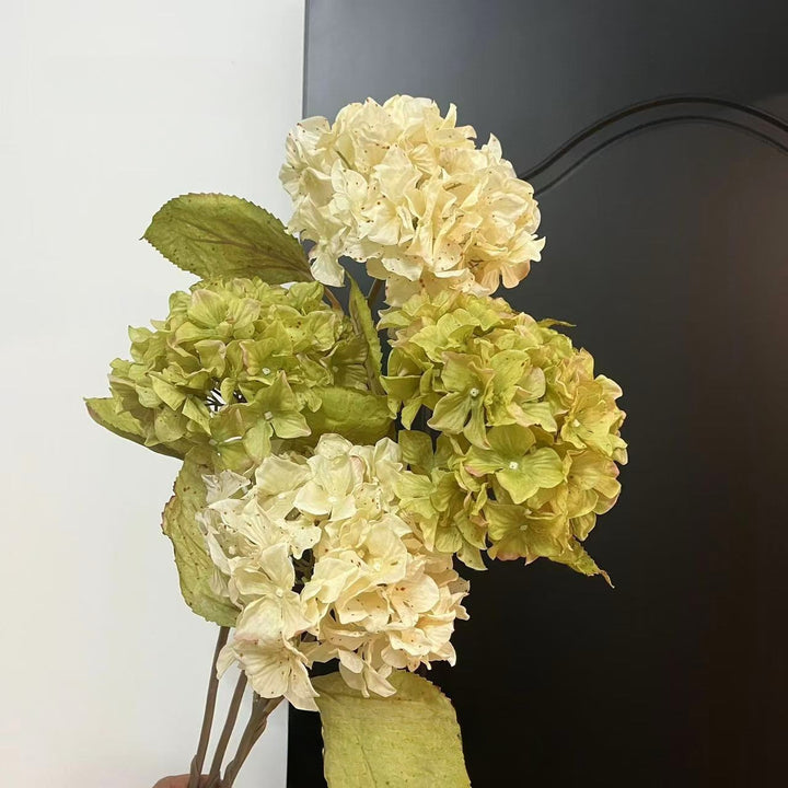 Lifelike Hydrangea Floral Bouquet