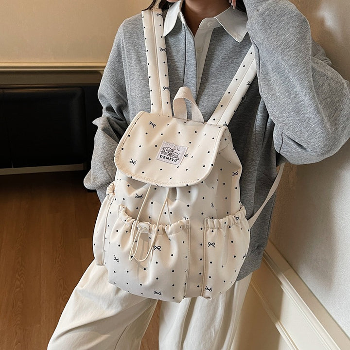 Playful Polka Dot Backpack Kalsten