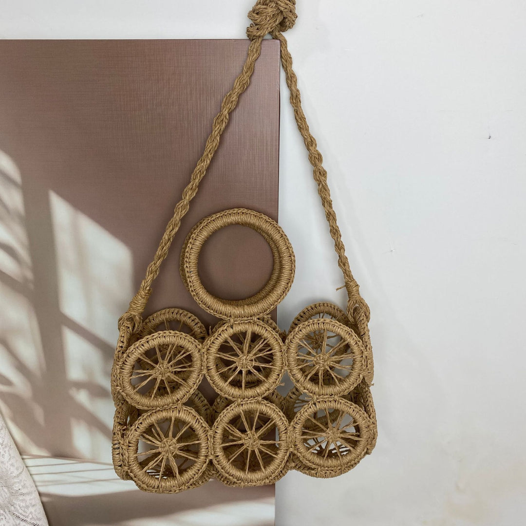 Basket bag with Unique Wheel Design Kalsten