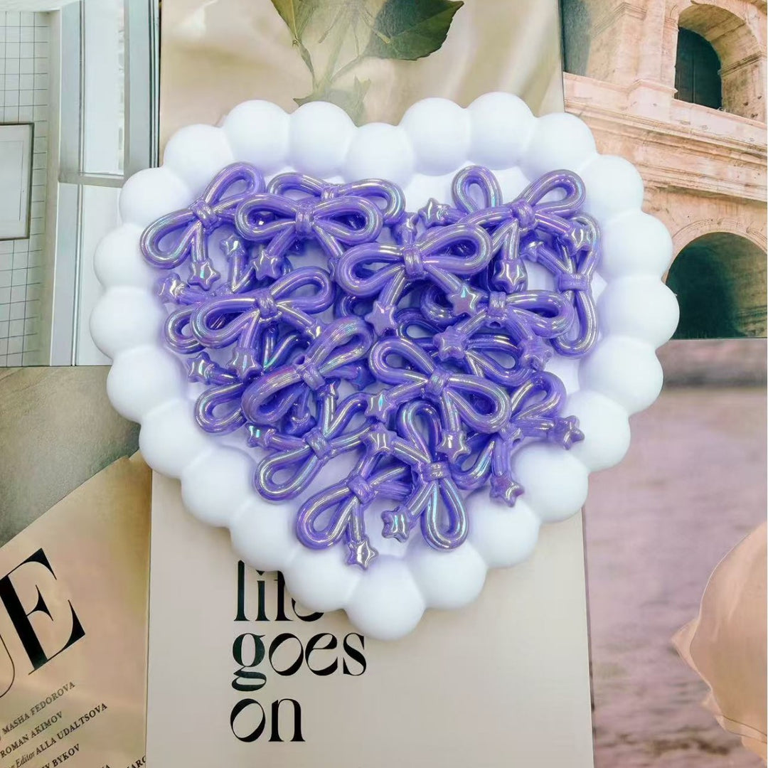 Decorative Heart-Shaped Bow Holder kalsten