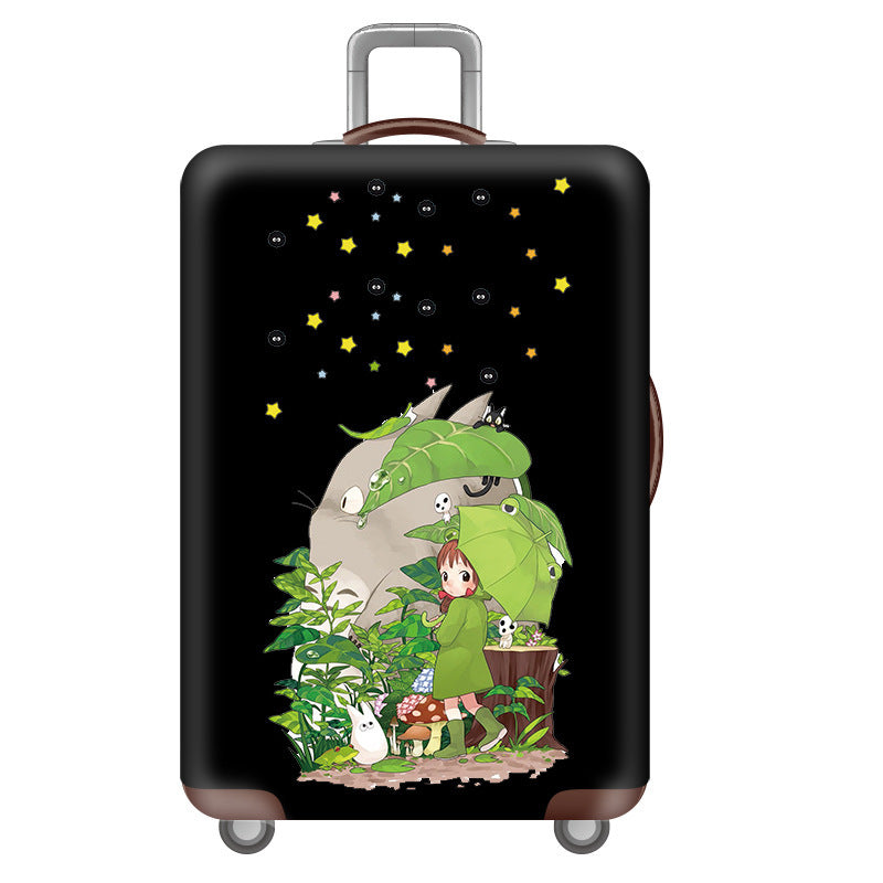 Women's Hardshell Travel Suitcase with Floral Decoration Kalsten