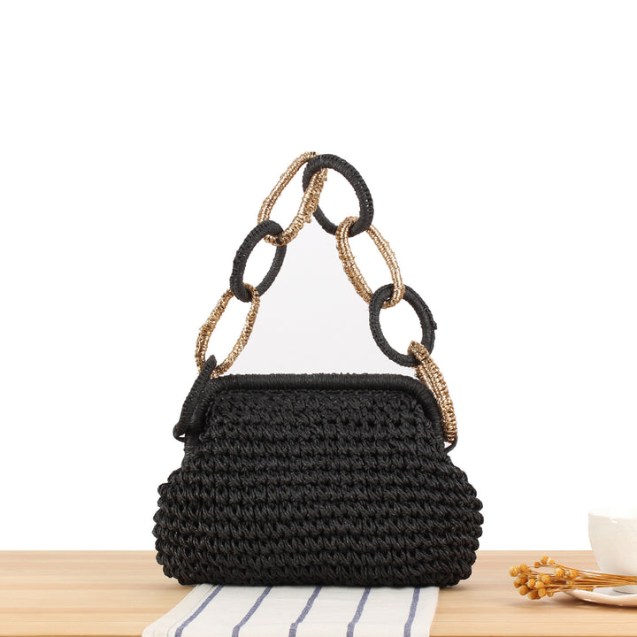 Handbag with Unique Chain Handle Kalsten