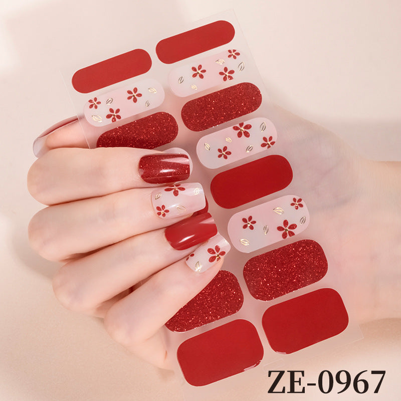 Holiday-Themed Nail Wraps