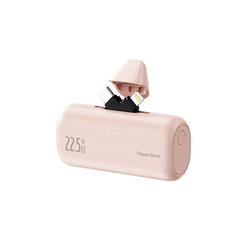 Portable power bank with integrated Lightning connector and fast charging function Kalsten