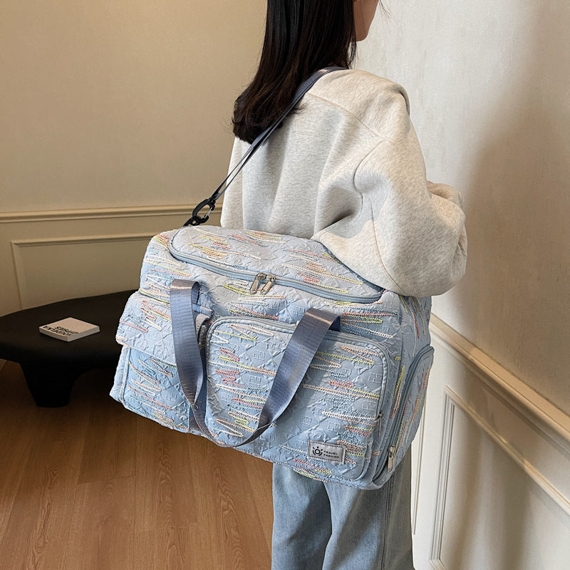 Embroidered Weekender Duffel Kalsten
