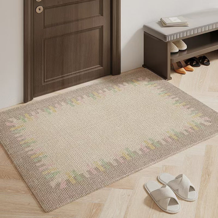 Textured Geometric Area Rug
