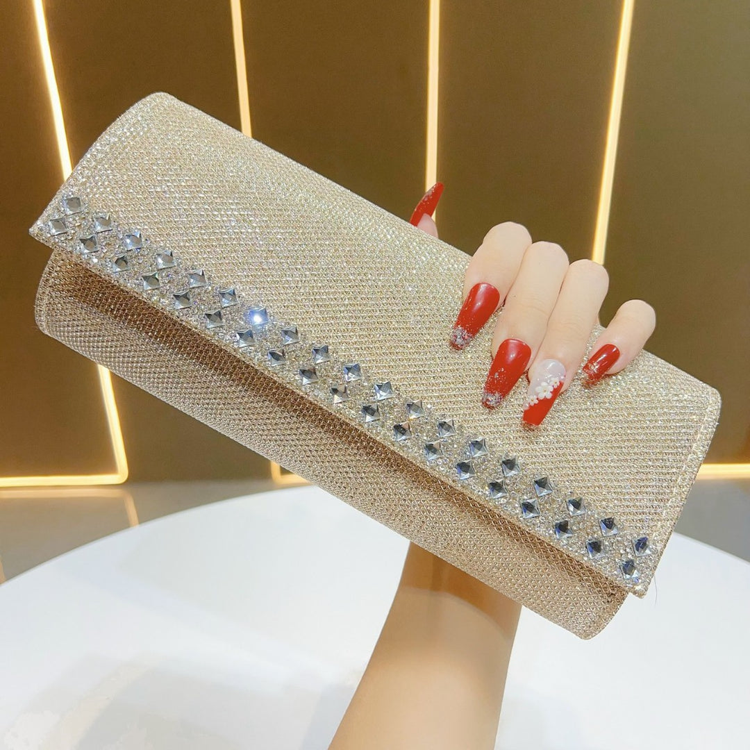 Sparkling Rhinestone Evening Clutch